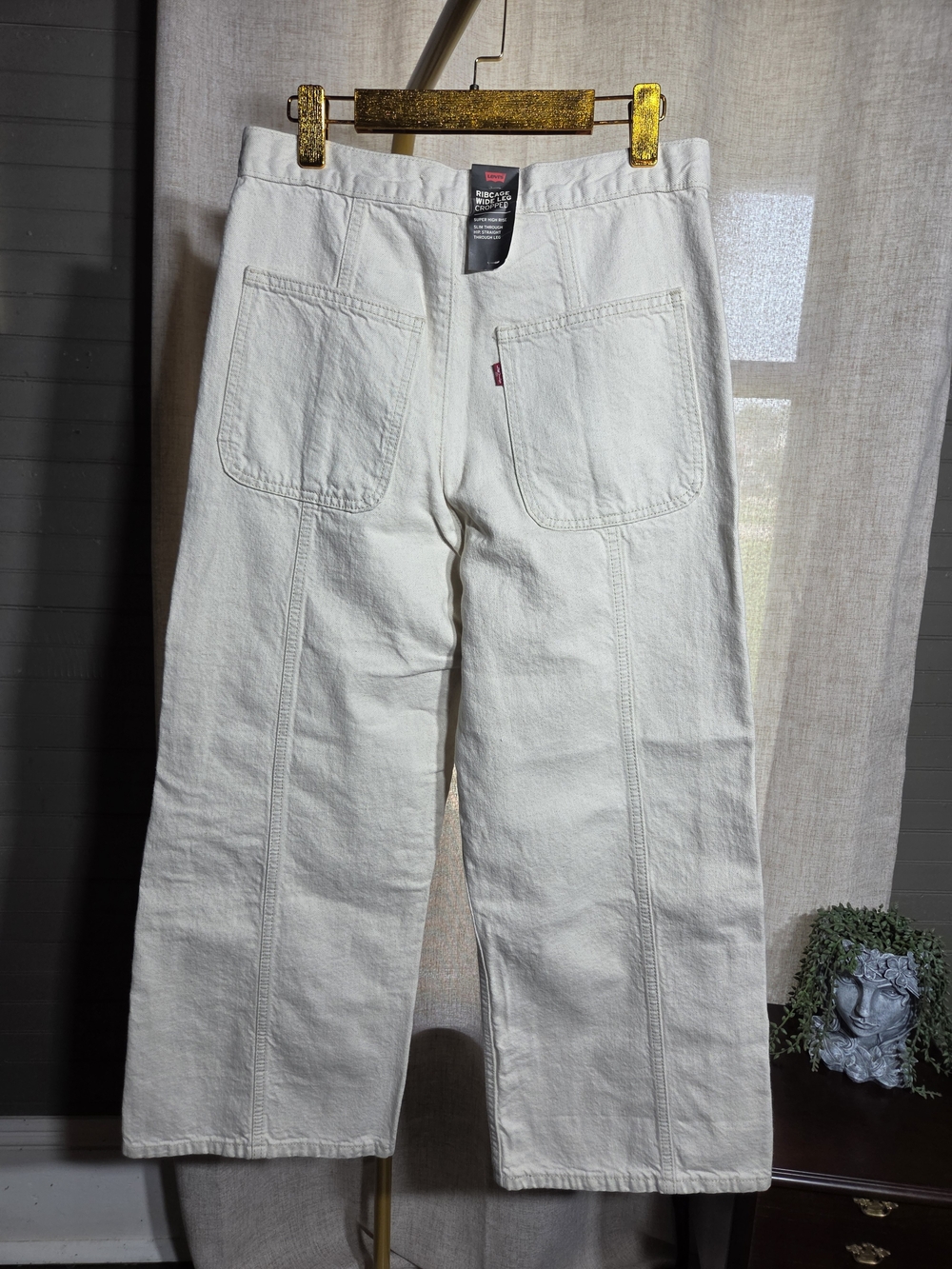 New Vintage Large E Levi's High-Rise Cottonized Hemp Jeans NWT